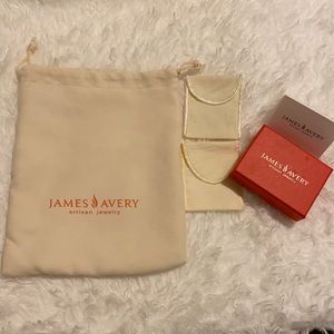 Bundle of James Avery Cotton Pouch Bag